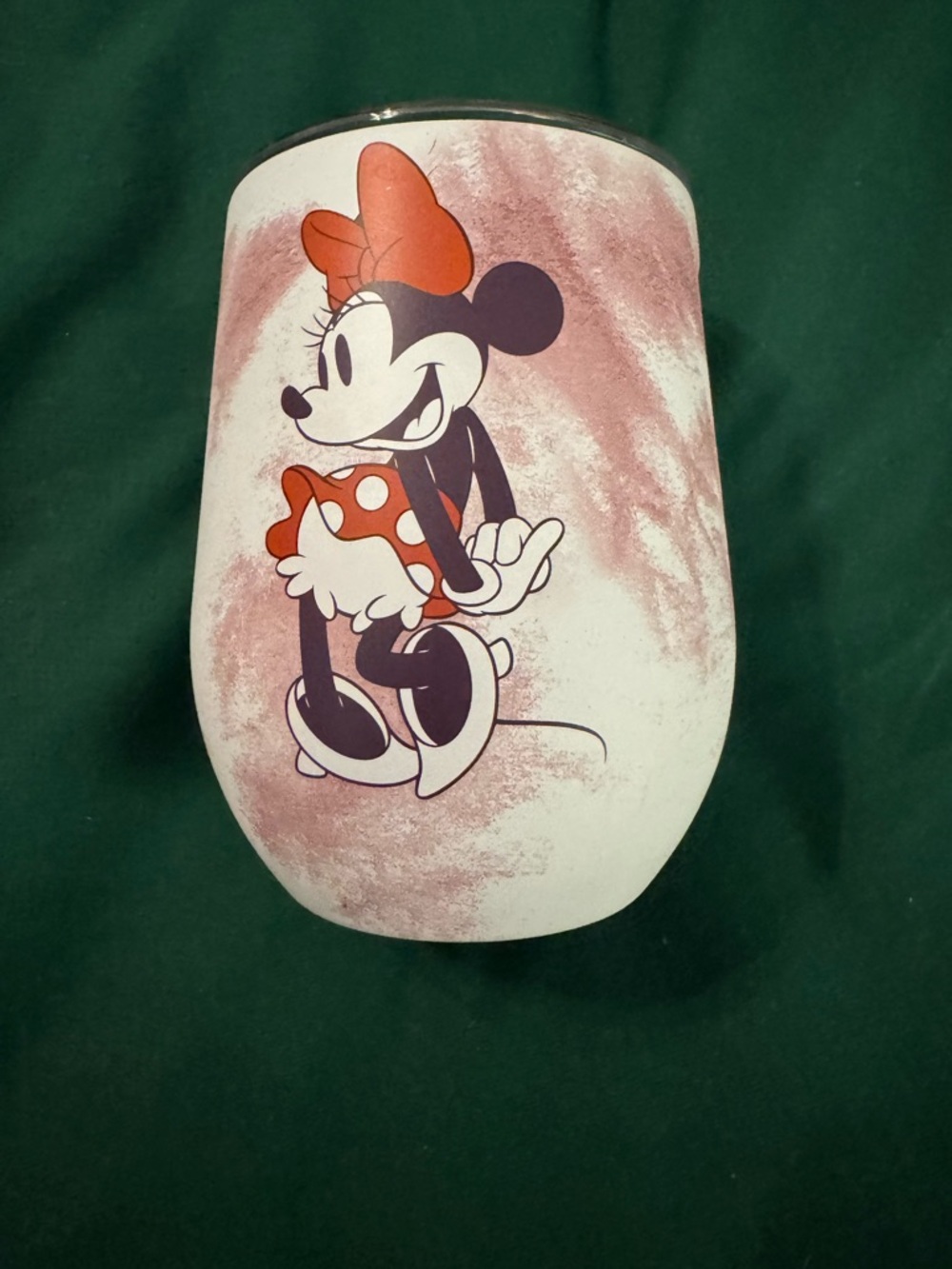 Corkcicle Minnie Mouse Pink and Black Disney Stemless Tumbler